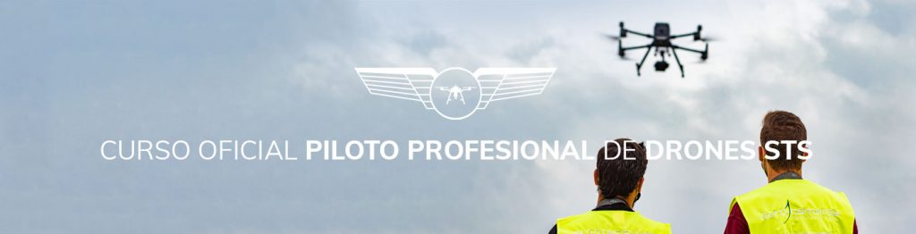 banner superior curso piloto de drones sts