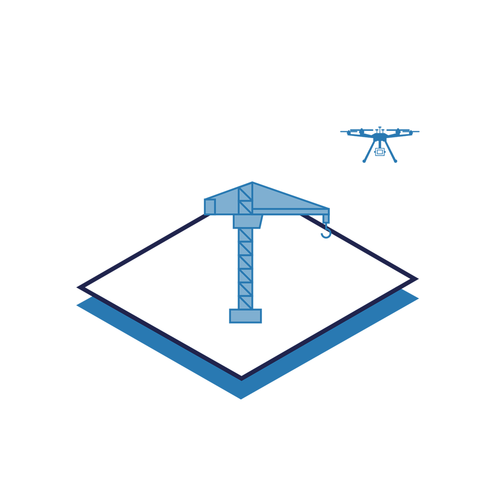 icono planificacion curso de drones en topografia