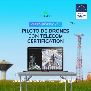 curso profesional piloto de drones con certificacion pix4d