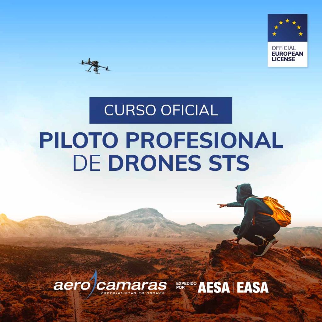 curso oficial de piloto profesional de drones sts